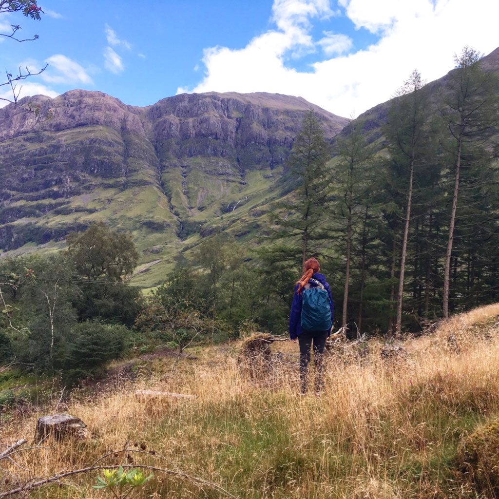 Kleine Wanderung bei Torren Lochan in Schottland