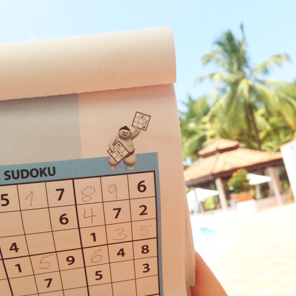 Sudoku am Pool